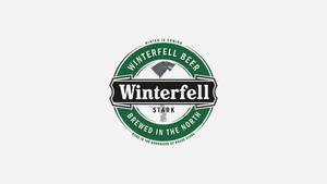 House Stark Winterfell Beer Logo Wallpaper