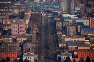 Houses And Buildings In Pyongyang Wallpaper