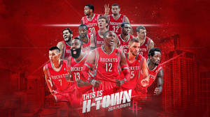 Houston Rockets Roster Wallpaper