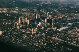 Houston Texas Aerial View Wallpaper