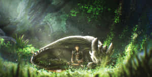 How To Train Your Dragon 4k In Forest Wallpaper