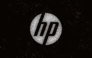 Hp Laptop Logo Crumbling To Dust Wallpaper