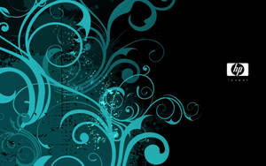 Hp Laptop Logo Invent Teal Wallpaper