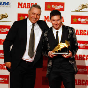 Hristo Stoichkov And Lionel Messi Wallpaper