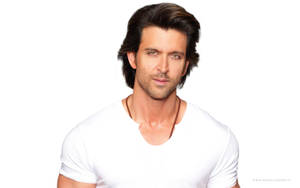 Hrithik Roshan Clean White Shirt Wallpaper