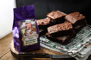 Huckleberry Brownie Mixand Fresh Brownies Wallpaper