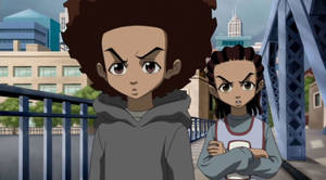 Huey And Riley Freeman Boondocks Hd Wallpaper