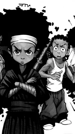 Huey Freeman As A Samurai Wallpaper