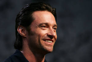 Hugh Jackman Close-up Smile Wallpaper