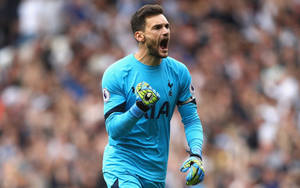 Hugo Lloris Loud Victory Yell Wallpaper