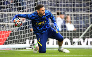 Hugo Lloris Tossing Ball Wallpaper