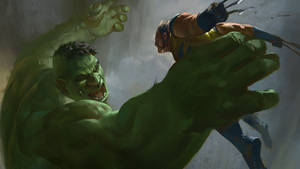 Hulk Vs. Wolverine Marvel Multiverse Wallpaper