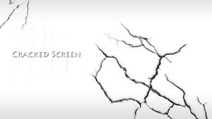 Humor Cracked Screen Wallpaper