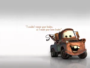 Humorous Car Repair Quote Wallpaper