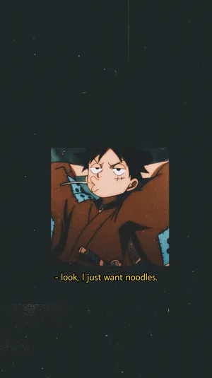 Humorous Luffy Aesthetic Wallpaper
