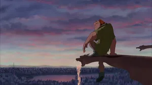 Hunchback Of Notre Dame Sitting Dangerously Wallpaper