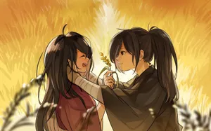 Hyakkimaru And Mio - Dororo Wallpaper