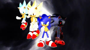 Hyper Sonic, The Ultimate Life Form In Sonic Generations Guided By Speed Wallpaper