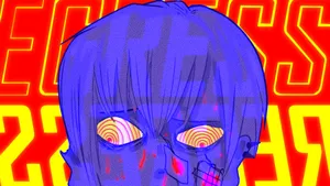 Hypnotic Anime Eyes Art Wallpaper