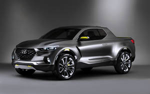 Hyundai Pickup Side View Wallpaper