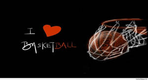 I <3 Basketball! Wallpaper