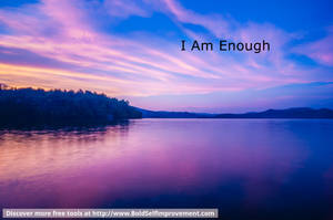 I Am Enough Quotes Wallpaper