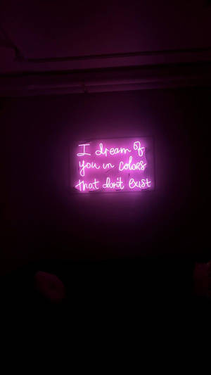 I Dream Of You Led Light Wallpaper