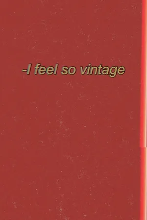 I Feel So Vintage Aesthetic Mood Wallpaper