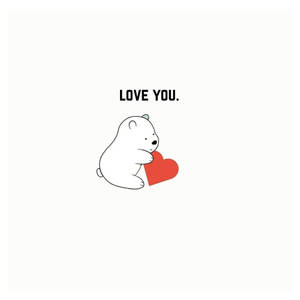 I Love You Polar Bear Wallpaper