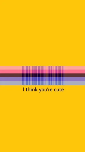 I Think You're Cute Wallpaper Wallpaper
