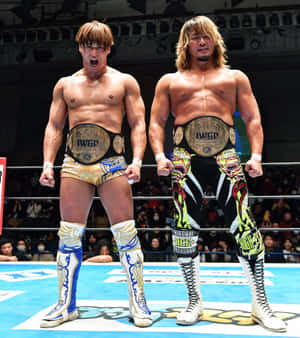 I W G P_ Tag_ Team_ Champions_ Tanahashi_and_ Partner Wallpaper