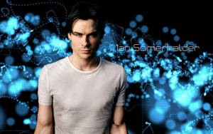 Ian Somerhalder Bokeh Background Wallpaper