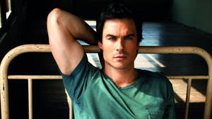 Ian Somerhalder Sunkissed Portrait Wallpaper