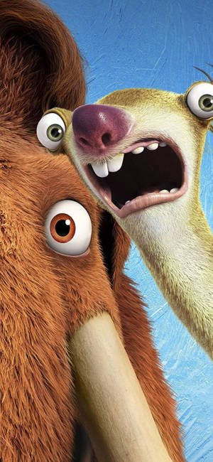 Ice Age Collision Course Manny And Sid Wallpaper