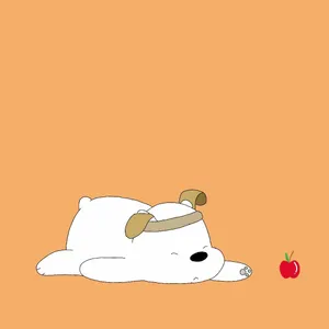 Ice Bear We Bare Bears Bunny Ears Wallpaper