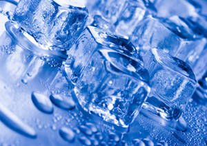 Ice Cube Clos-up Wallpaper