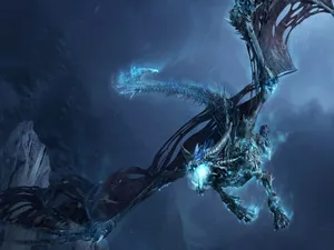 Ice Dragon Awesome Ipad Wallpaper