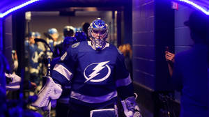 Ice Hockey Game Champion Andrei Vasilevskiy Wallpaper