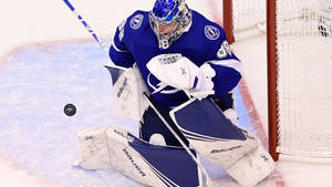 Ice Hockey League Goaltender Andrei Vasilevskiy Wallpaper