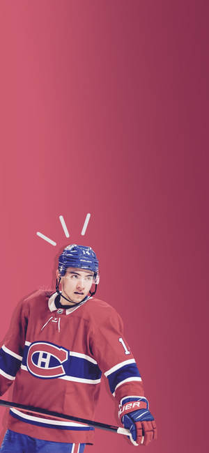 Ice Hockey Player Nick Suzuki Cute Aesthetic Wallpaper