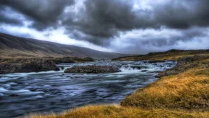 Iceland Stream River Wallpaper
