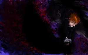Ichigo In His New Hollow Mask Wallpaper