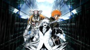 Ichigo Kurosaki Of Bleach In Soul Society Wallpaper