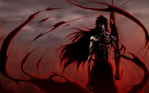 Ichigo Kurosaki Unleashing Getsuga Tensho Slashes Wallpaper