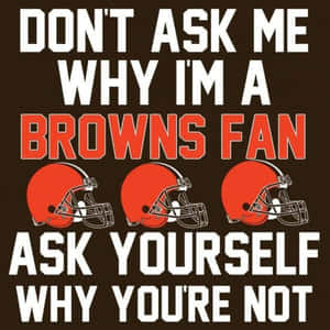Iconic Cleveland Browns Logo Wallpaper