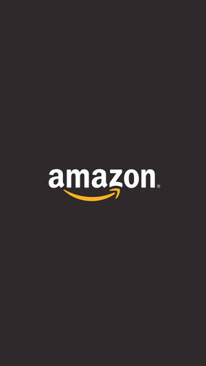 Iconic Dark Amazon Logo Wallpaper