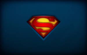 Iconic Full-color Superman Logo In High Resolution Wallpaper