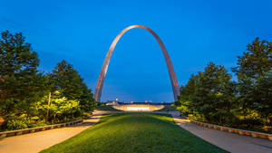 Iconic Gateway Arch At Missouri University Of Science And Technology Wallpaper