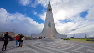 Iconic Hallgrimskirkja Church Wallpaper