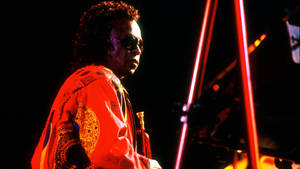 Iconic Jazz Maestro - Miles Davis Wallpaper